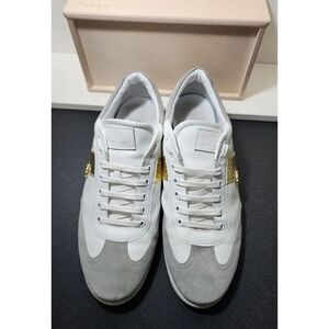 ROBERTO CAVALLI COLOUR BLOCK SNAKE PANEL SNEAKERS size 45